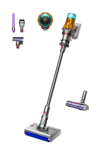 Dyson Stick hoover V12s Detect Slim Submarine / 485350-01 Nickel, yellow