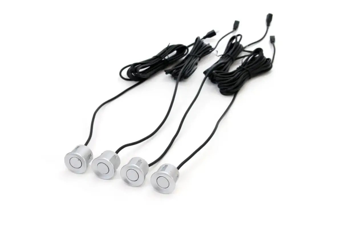 Parking assistant system TFT02 4,3" with HD-305-LED 4 sensors silver