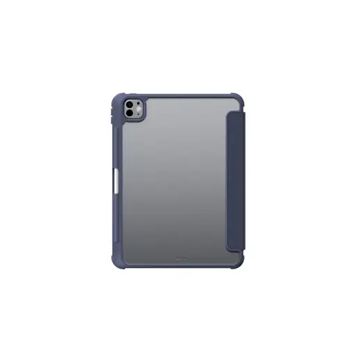 AmazingThing Titan Pro knyginio tipo dėklas su stovu ir stilo laikiniu iPad Pro 11" M5 (2025) tamsiai mėlynas