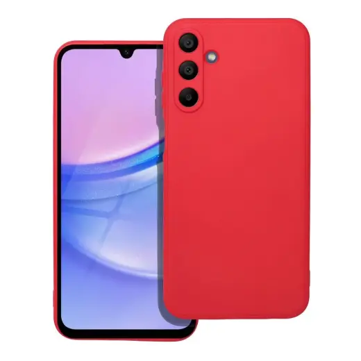 Soft telefono dėklas Samsung Galaxy A15 5G | A15 4G raudonas