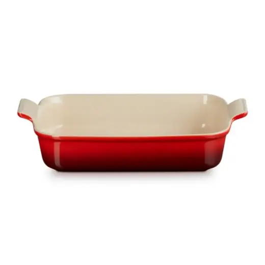 Stačiakampė kepimo forma Heritage keramikoje 32x24cm / 4L raudona