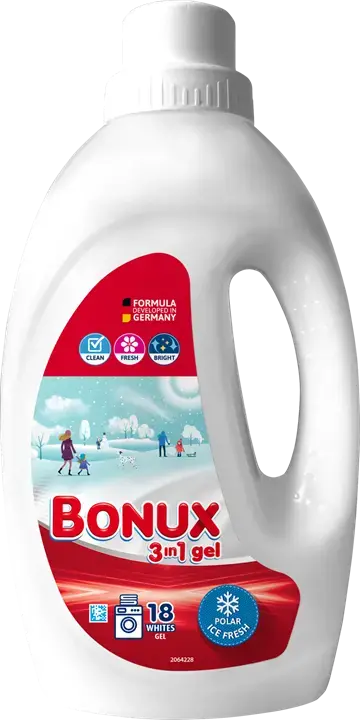 Bonux Washing Gel Polar Ice Fresh 18 washes 0,9L