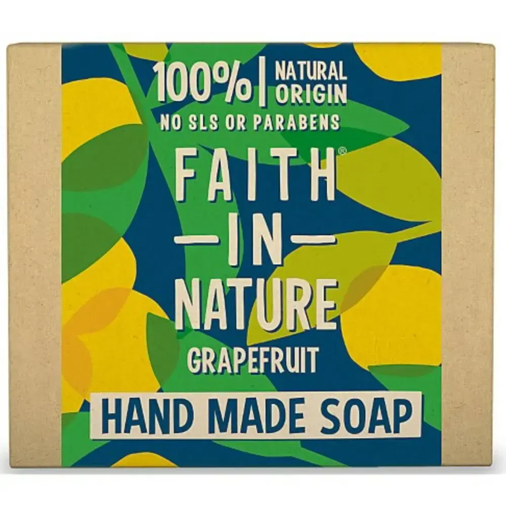 Faith In Nature, Grapefruit, Cleansing & Moisturising, Soap Bar, 100 g