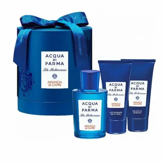 Acqua Di Parma Arancia Di Capri Eau De Toilette Spray 150ml Set 3 Pieces