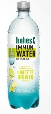 Hohes C Mineral water Immun Lime-ginger, 0.75l (DEP)