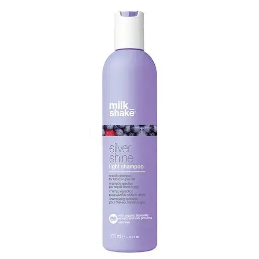Milkshake Unisex Milk_shake Silver Shine Light Shampoo 300ml - for Blonde or Grey Hair - One Size