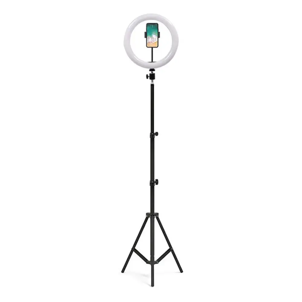 Ring lamp 26cm diameter + tripod 1,6m