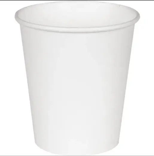 Papīra glāzes ABENA Gastro, 7,8cm, Ø7,2cm, 205ml, balti, PE, 7 oz, 0.2665kg, 50gab