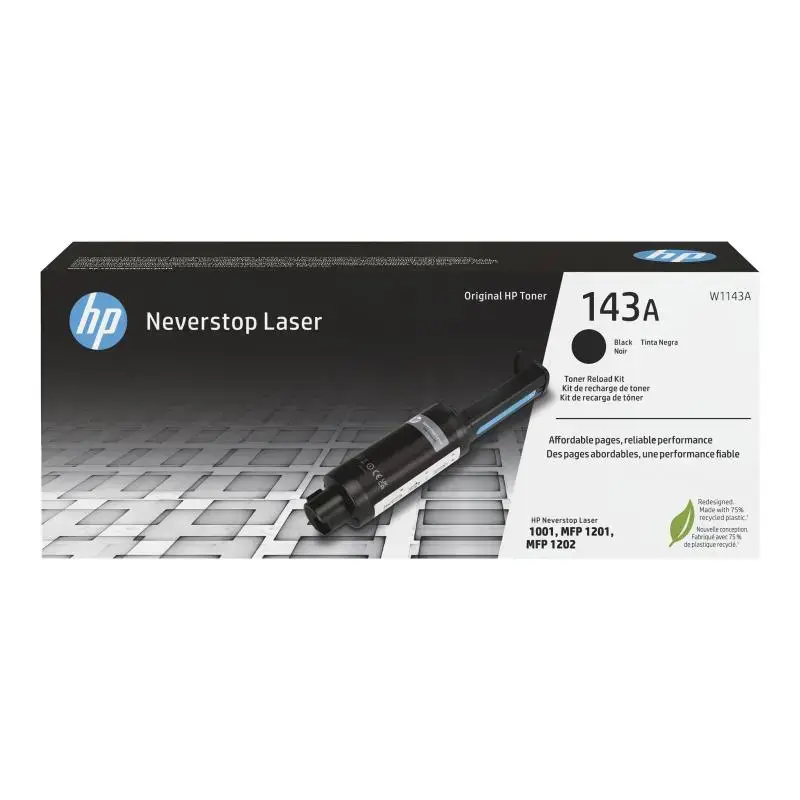 HP 143A Reload Kit Schwarz Tonernachfüllung (W1143A)