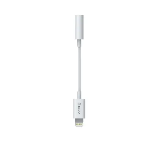 Devia adapter Smart jack 3,5mm - Lightning white