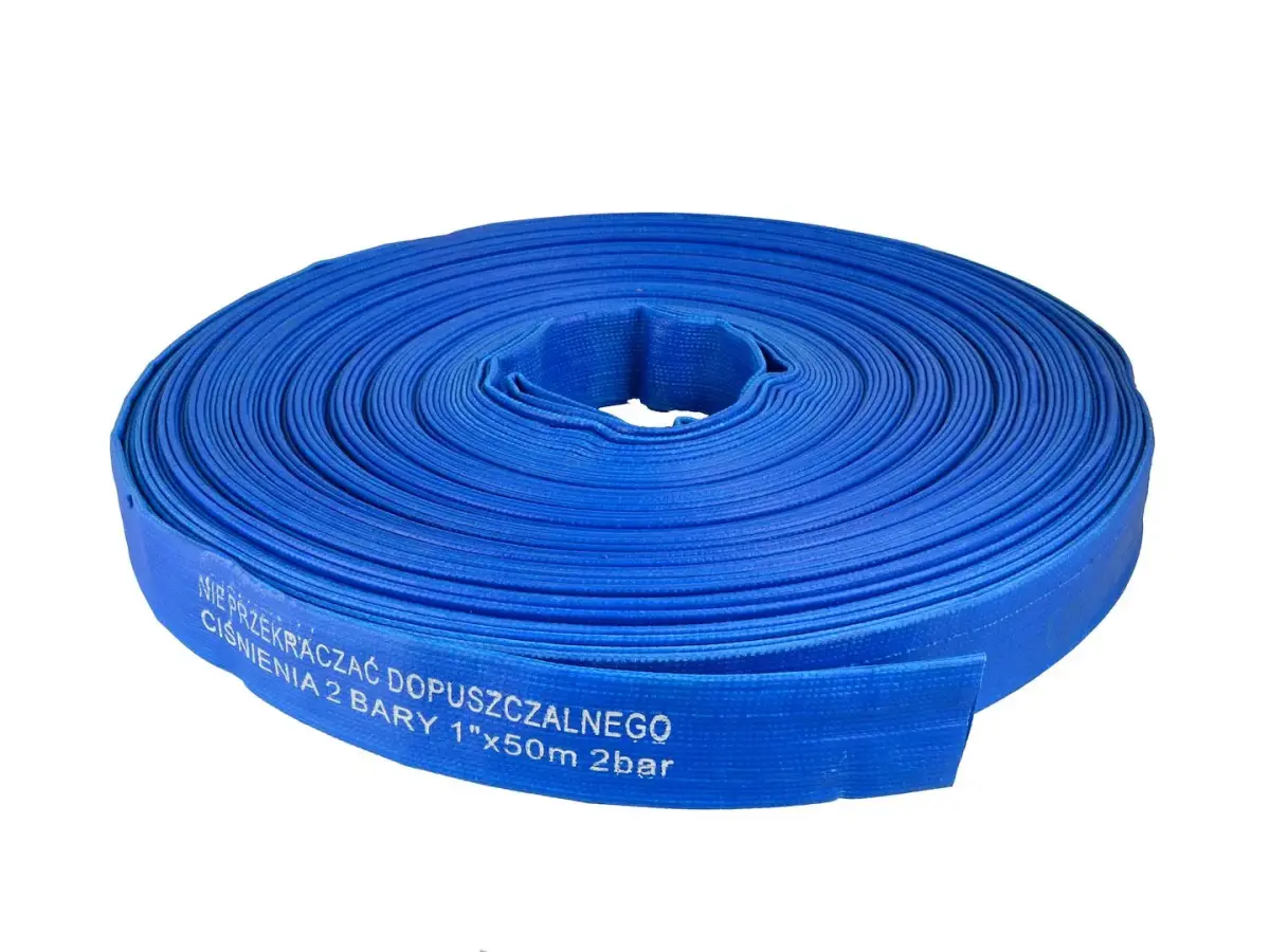 PVC lamestatav sinine voolik 1" x 50m 2 Bar
