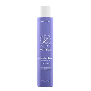 Kemon Actyva Colore Brillante Shampoo for Neutralising Brassy Tones 250 Ml