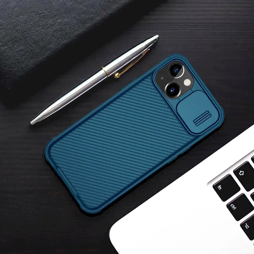 Nillkin CamShield Pro Magnetic Hard Case for Apple iPhone 13 Blue