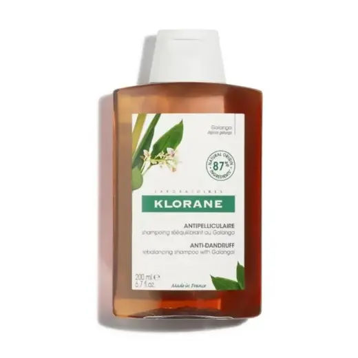 Klorane, Anti-Matreata Cu Galangal, Hair Treatment Shampoo, Anti-Dandruff, 200 ml