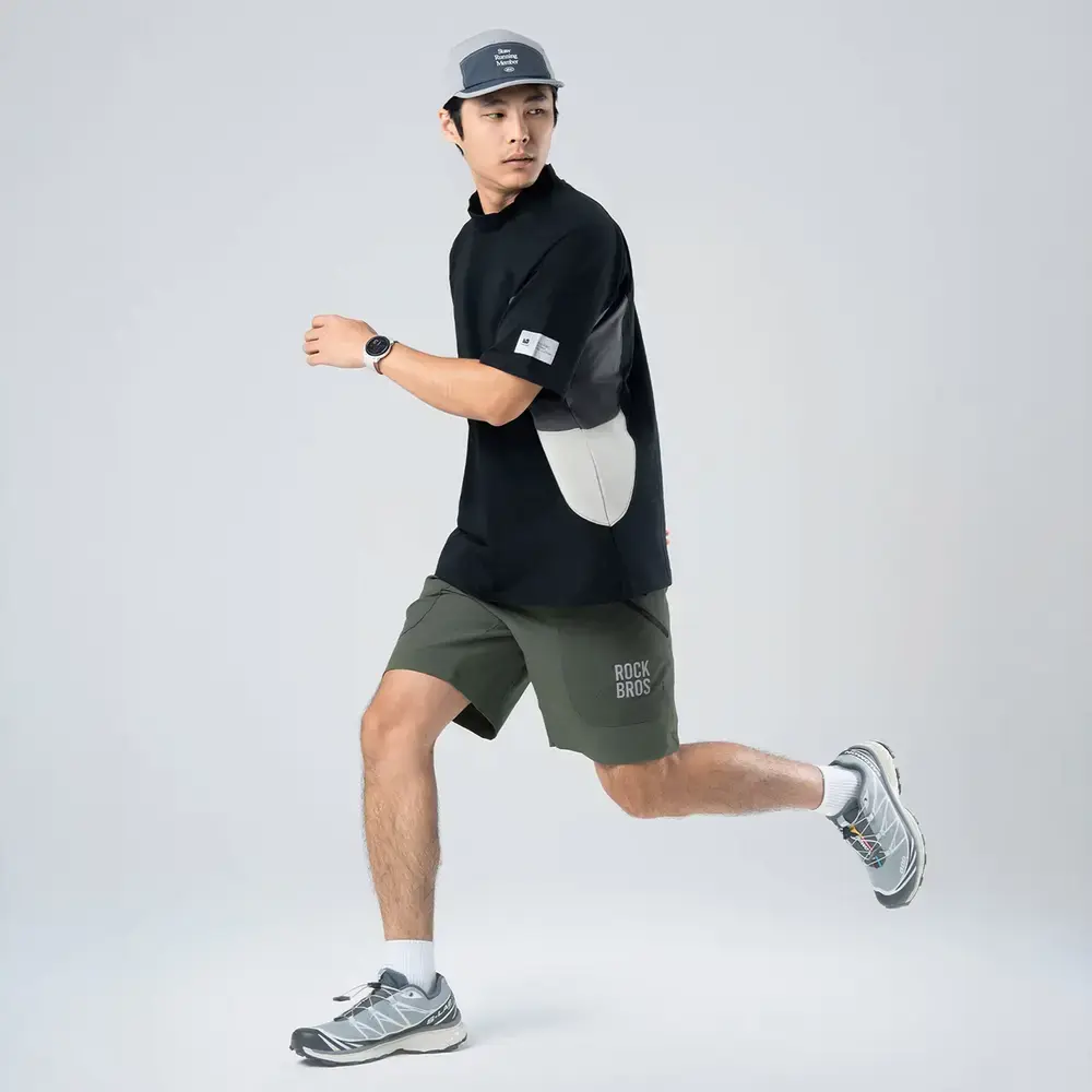 Rockbros YDDK015 Shorts with Belt Size XL - Green