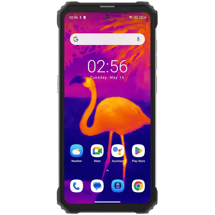 Blackview BV8900 Rugged LTE 8GB/256GB 6.5-inch FHD+ 1080x2400 Octa-core 64MP+5MP/16MP Thermal camera Battery 10000mAh Type-C Android 13 Fingerprint NFC Dual SIM SD card slot No charging MIL-STD-810G Black