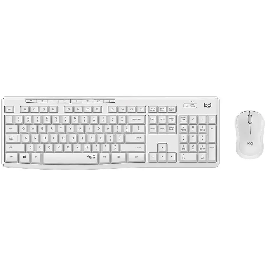 LOGITECH MK295 Silent Wireless Combo - OFF-WHITE - FRA