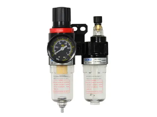 Gaisa spiediena regulators ar ūdens separatora filtru 1/4"
