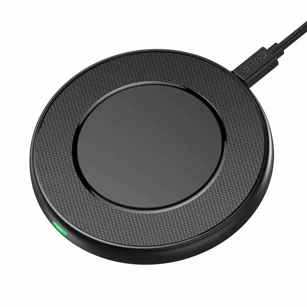 Choetech Qi 15w wireless charger for phone | headphones black (T527-F)