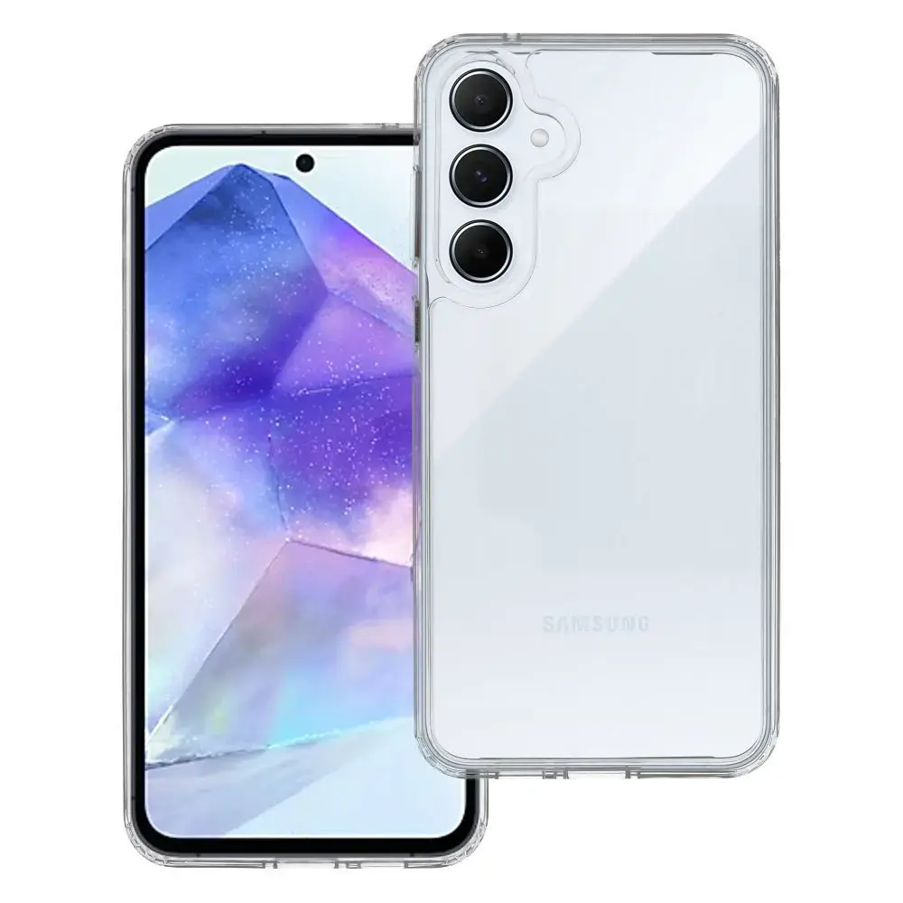 SUPER CLEAR HYBRID case for SAMSUNG A55 transparent