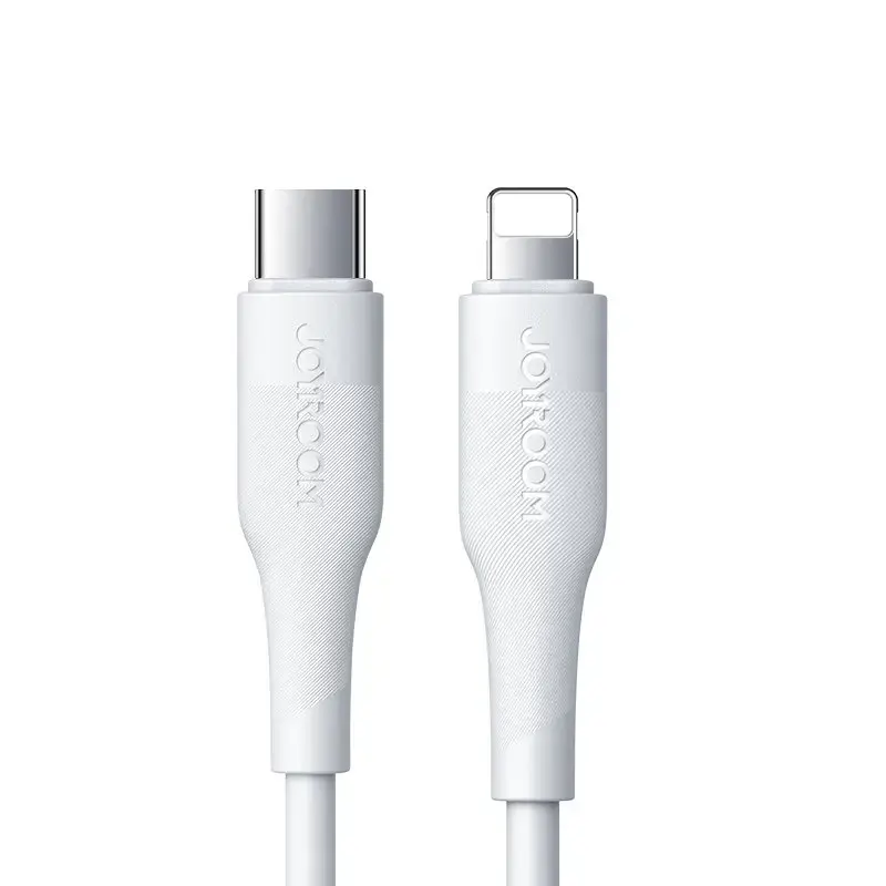 Joyroom USB Type C - Lightning cable Power Delivery 20W 2.4A 0.25m white (S-02524M3 White)