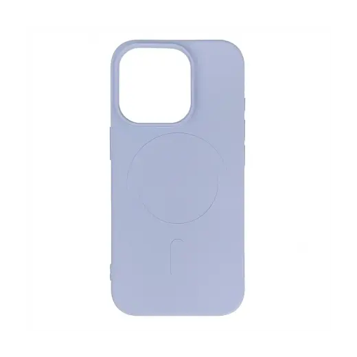 Liquid Silicone telefono dėklas su MagSafe palaikymu iPhone 16 Pro mėlynas