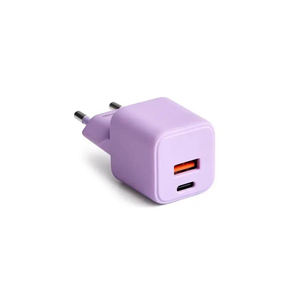 COLORUM CLS30-AC-09 tīkla lādētājs | 30W | PD | USB-A, USB-C | lavanda