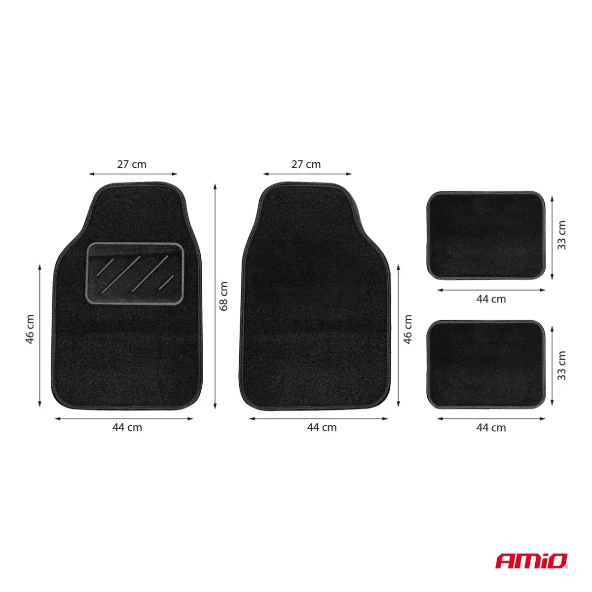 Textile car mats TCM-05 AMIO-04699