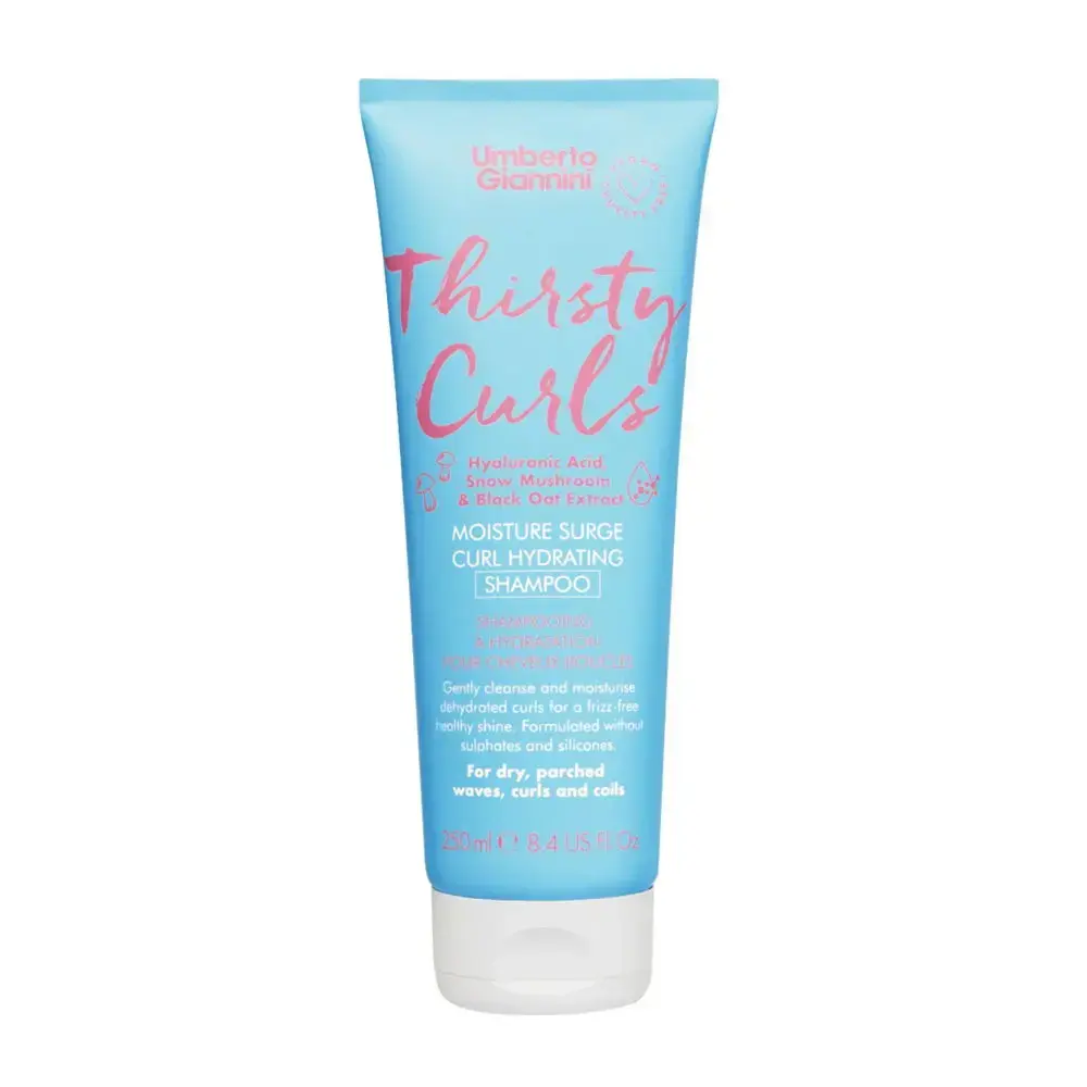 Umberto Giannini, Thirsty Curls, Hair Shampoo, Hydrating & Moisturising, 250 ml