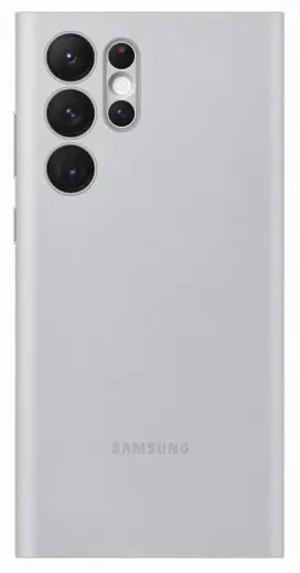 EF-NS908PJE Samsung LED View Cover for Galaxy S22 Ultra Light Gray
