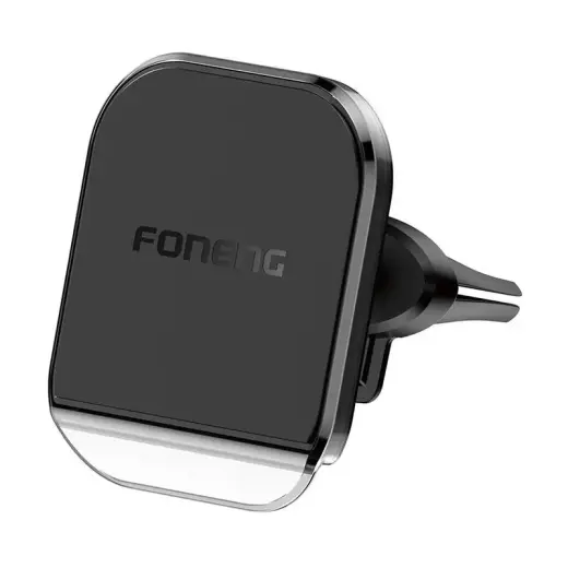 Foneng CP106 magnetiline auto telefonihoidik ventilatsiooniavale must