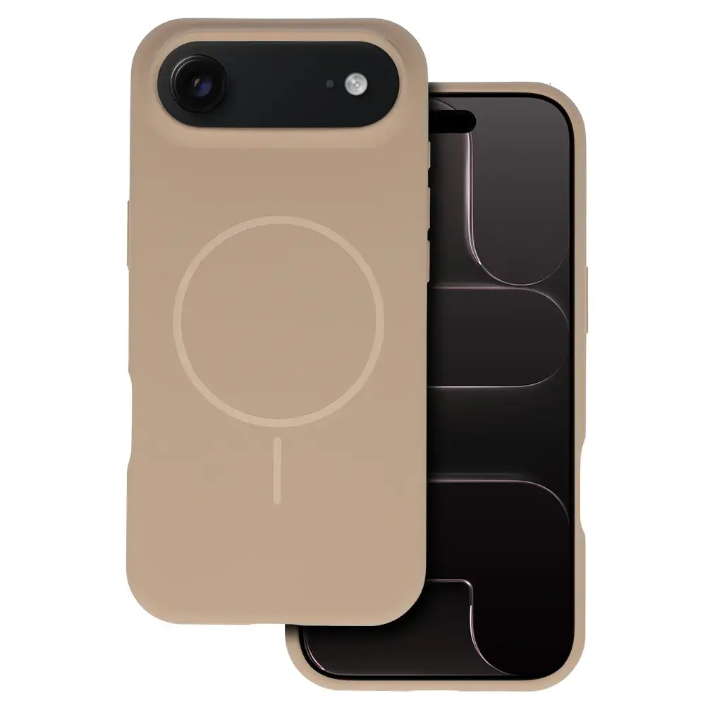 Slim Silicone maciņš ar MagSafe atbalstu telefonam iPhone 17 Air brūns