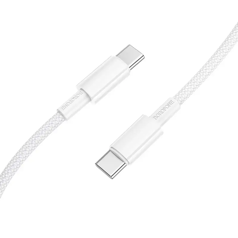Borofone Cable BX117 Source - Type C to Type C - PD 60W 3A 1 metre white