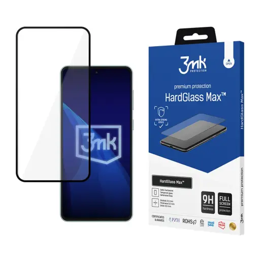 3mk HardGlass Max tempered glass for phone Galaxy M55 with applicator