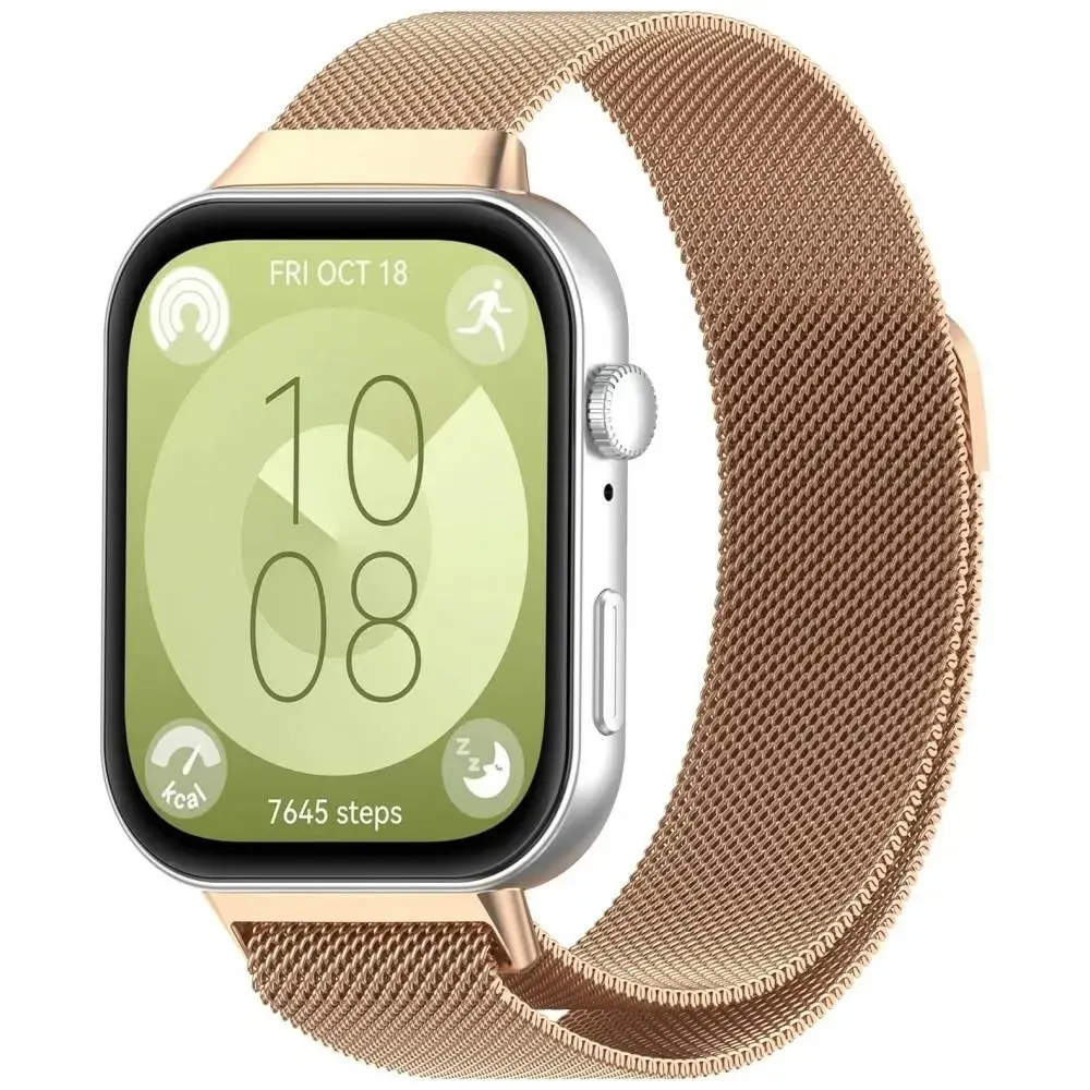 Beline Saiboro nutikella rihm Huawei Watch Fit 3/4/4 Pro/5/5 Pro jaoks | silikoonist | roosa