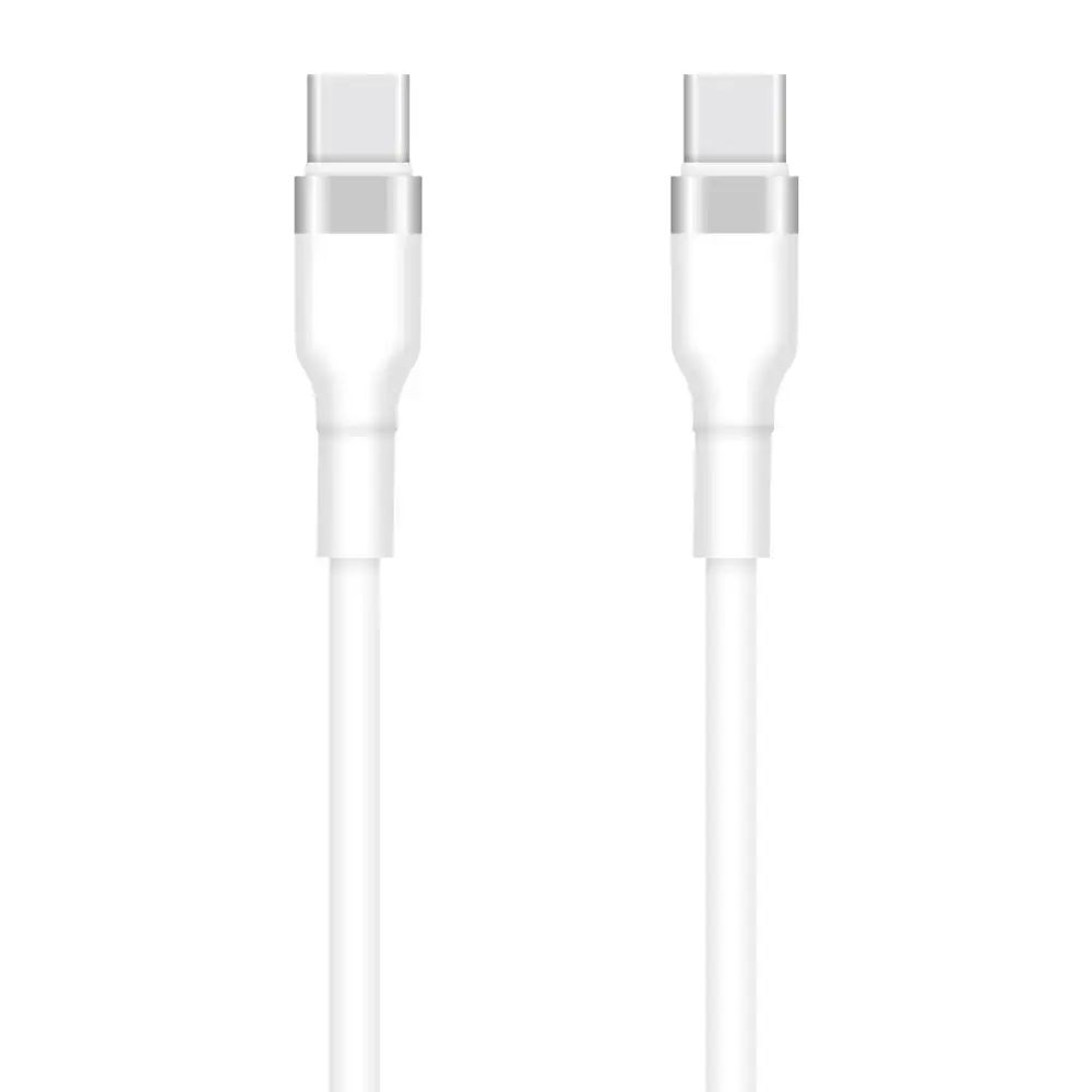 Setty USB-C - USB-C cable 1m 3A KSC-C-130 white