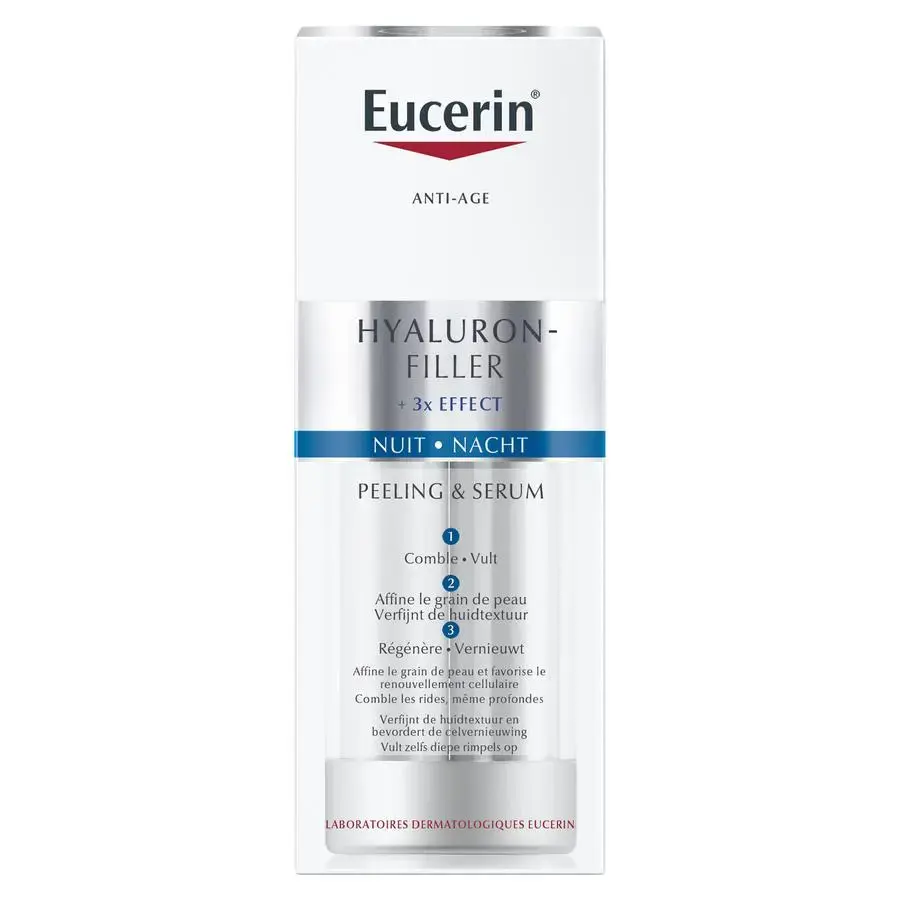 Eucerin Hyaluron-Filler + 3x Night Effect Peeling & Serum - 30ml