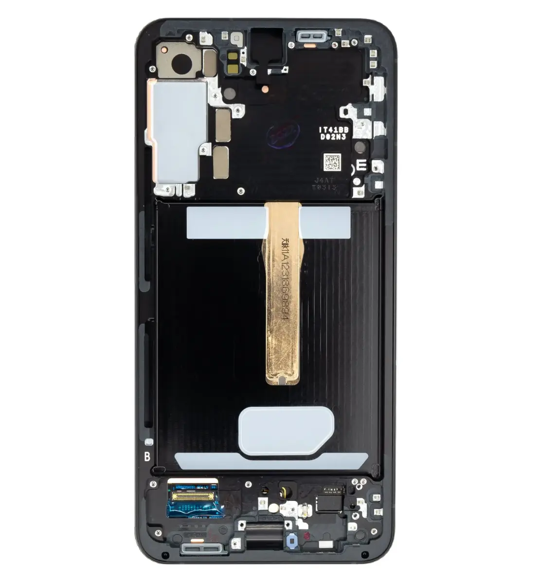 LCD display + Touch Unit + Front Cover Samsung S906B Galaxy S22+ Grey (Service Pack)