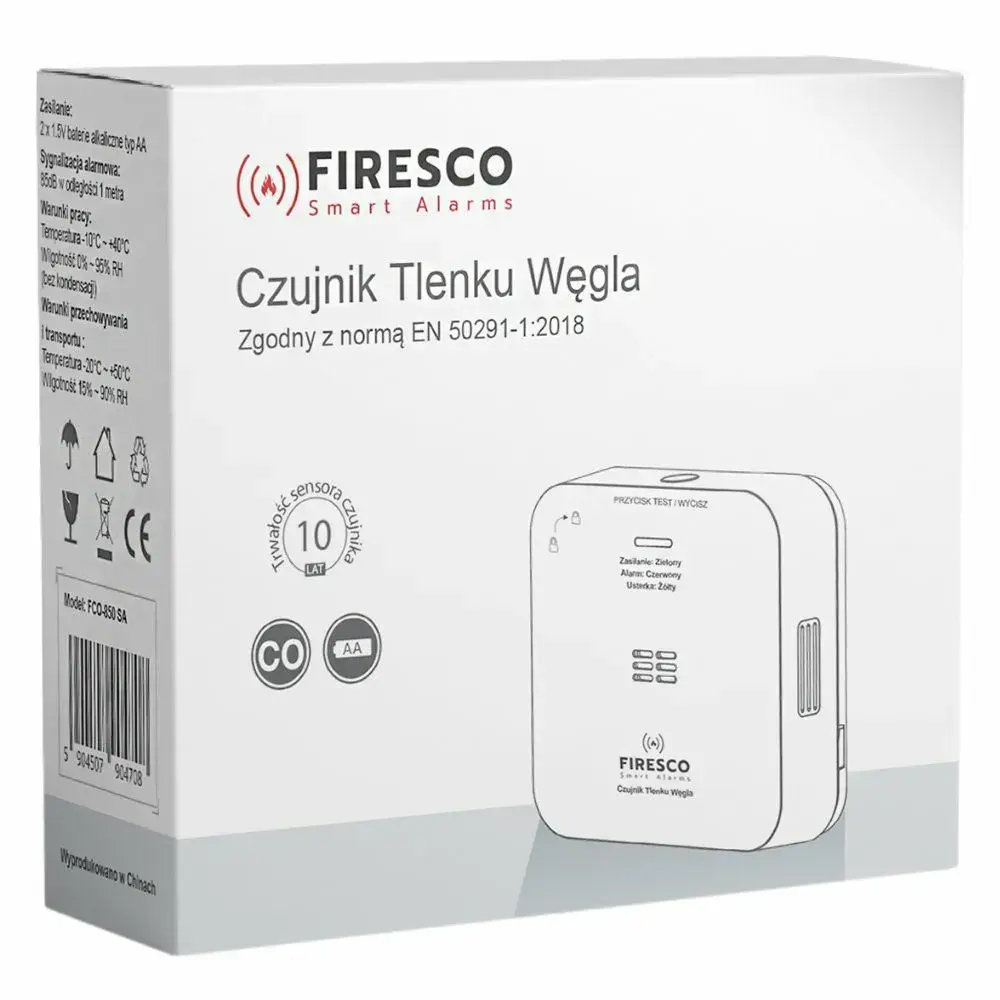 Firesco FCO-850 SA Carbon Monoxide Detector