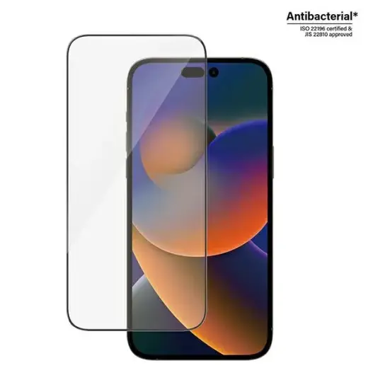PanzerGlass Ultra-Wide Fit защитное стекло для телефона iPhone 14 Pro Max 6,7" с антибактериальным покрытием и удобным выравниванием 2786