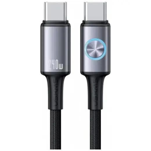 USAMS Huan Series SJ751 data transfer and charging cable | USB-C to USB-C | 240W | 1.2m | tarnish