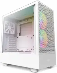 NZXT Case H5 Flow RGB White - Midi