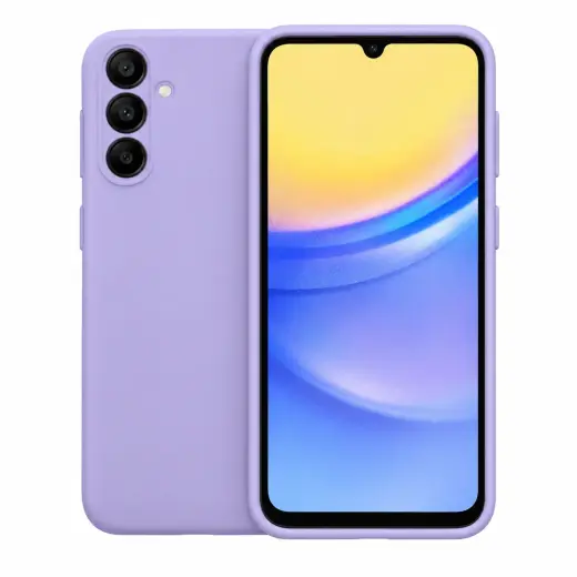Fusion Silicone Lite maciņš telefonam Samsung Galaxy A15 4G (A155) | A15 5G (A156) violets
