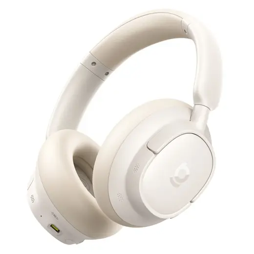 Baseus Bass BH1 NC Lite Wireless Over-Ear Headphones with ANC - White
