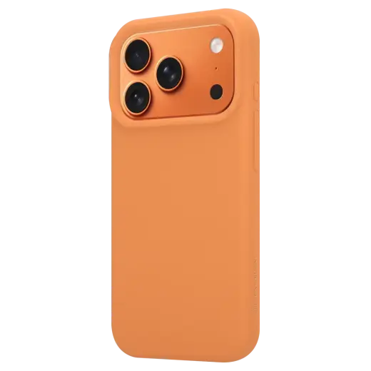Tactical MagForce Velvet Smoothie maciņš ar MagSafe atbalstu telefonam iPhone 17 Pro oranžs