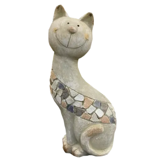 Garden decor Cat 11x23cm