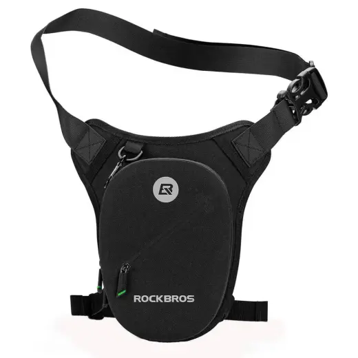 Saszetka motocyklowa Rockbros AS-081 na udo lub biodro 1 l - czarna