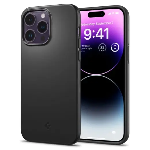 Case SPIGEN Thin Fit ACS06544 for Iphone 15 Pro Max - Black