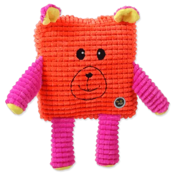 Plīša rotaļlieta : Be Fun Calypso Square Bear, orange, 12.5 cm