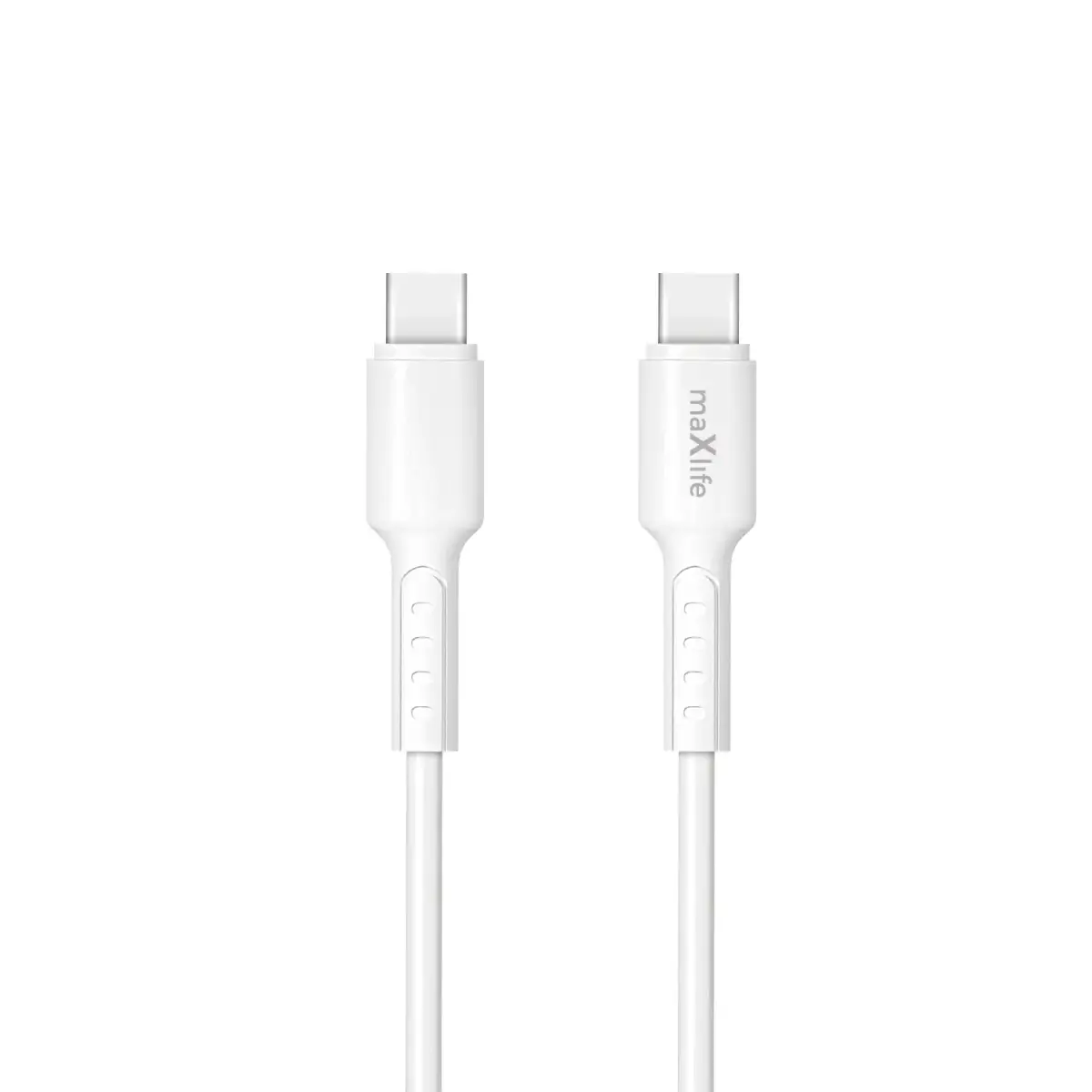 Maxlife MXUC-13 data transfer and charging cable | USB-C to USB-C | PD | 60W | 1m | white